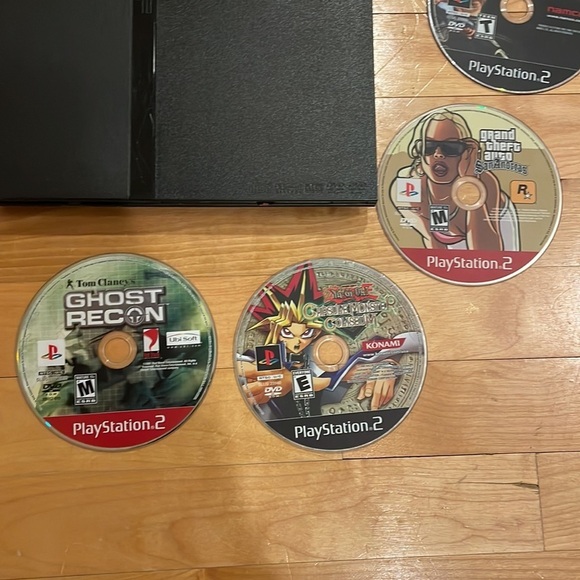 Sony Playstation 2 Slim Console Bundle w/ 1 Controller & 5 Games & 16MB Card - Picture 4 of 11